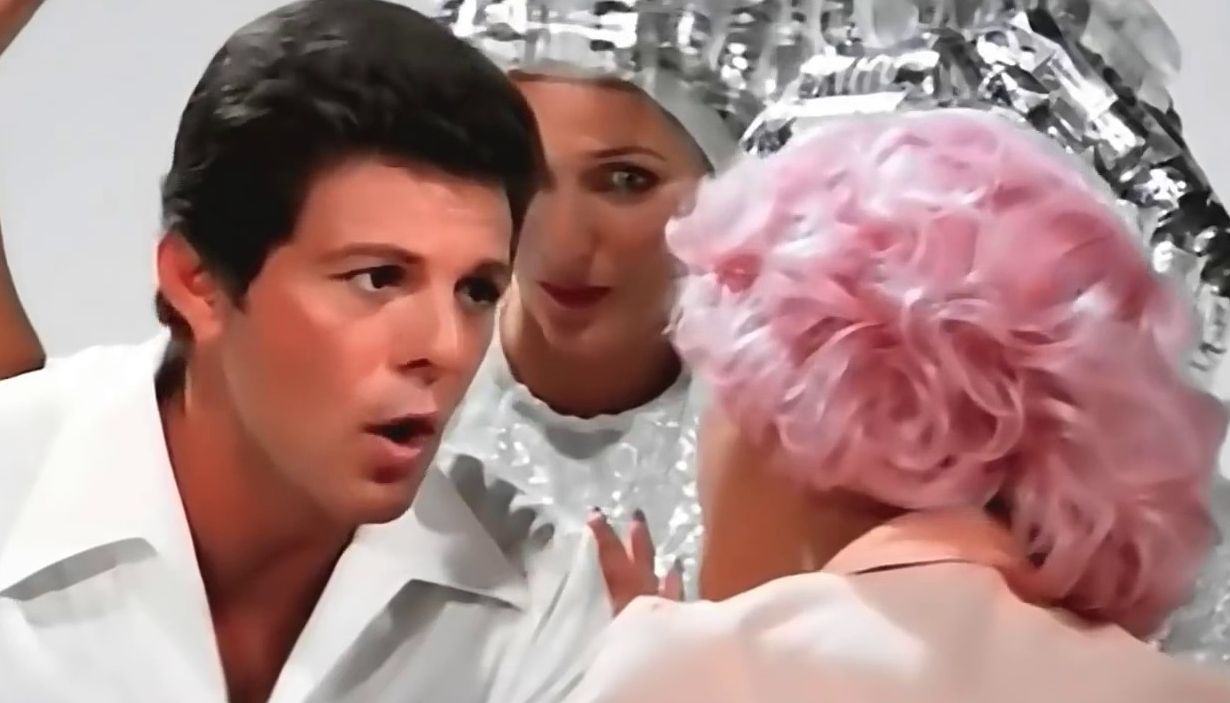 Which lovely character from the 1978 movie "Grease" treats us to the song "Beauty School Dropout"?
